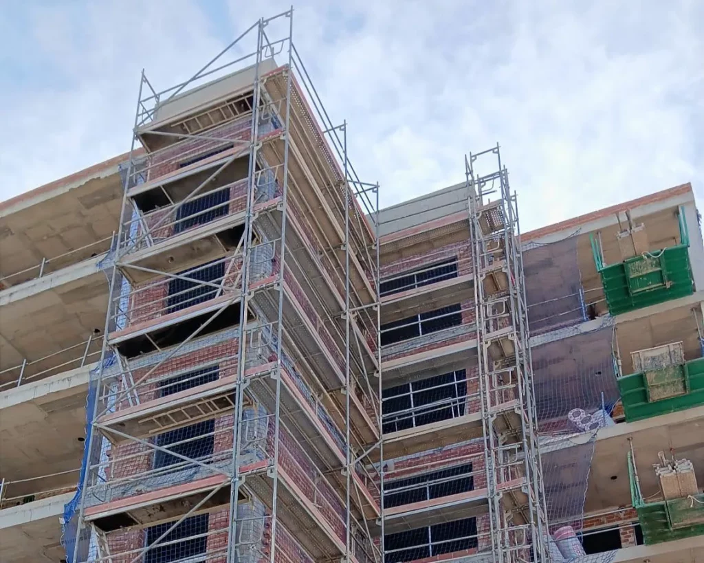 sistema de andamio tubular