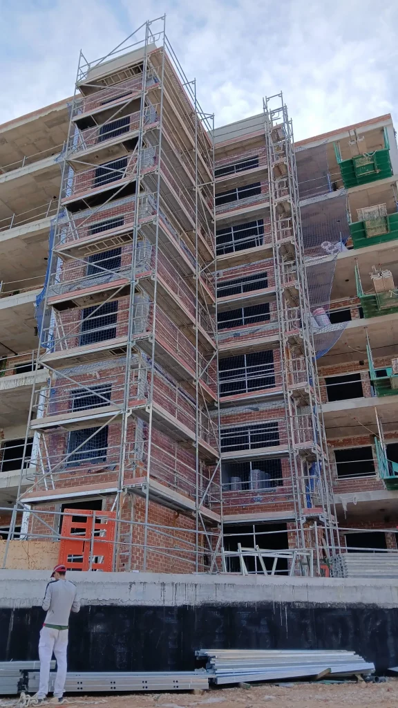 sistema de andamio tubular