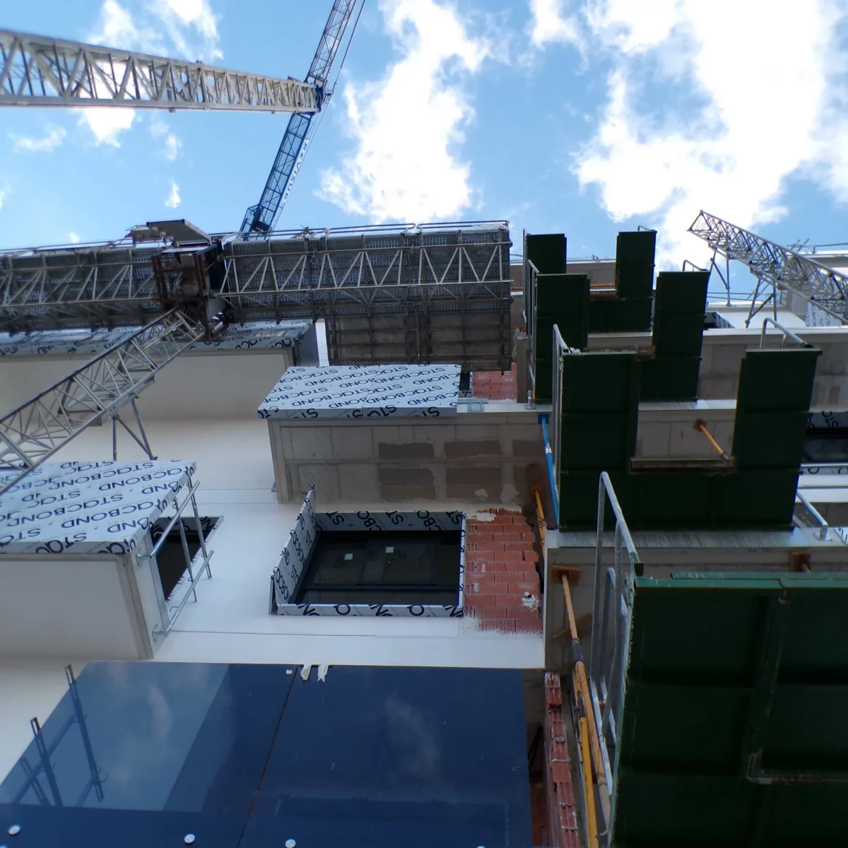 Plataformas motorizadas de cremallera con balcones modulares